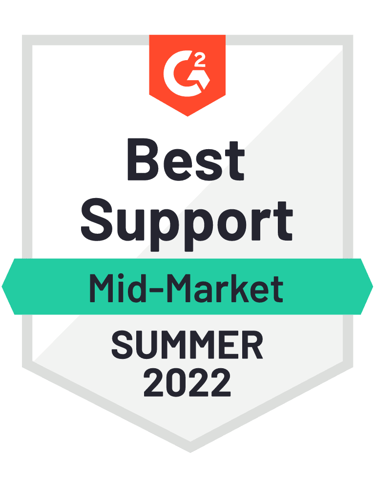 ScreenSteps G2 Best Support Badge
